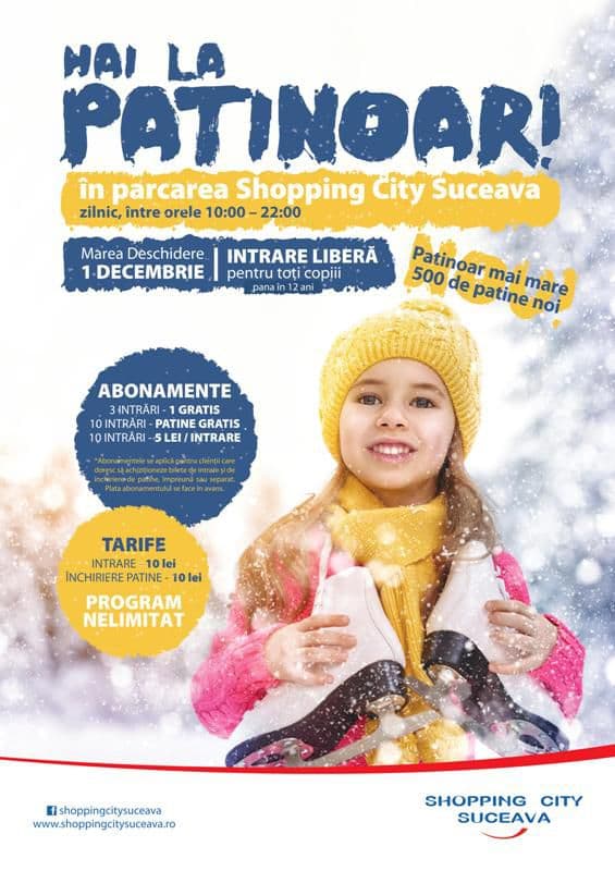 Afis deschidere patinoar