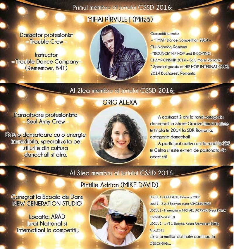 Cupa scolilor street dance 2016 - Program