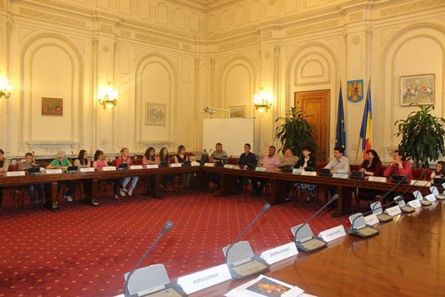 elevi din Hiliseu Horia în vizită la Senat 10