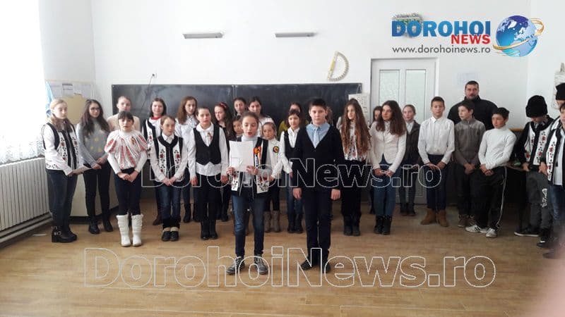Școala Gimnazială „Alecu Ivan Ghilia” Șendriceni: Unirea, națiunea a făcut-o - FOTO