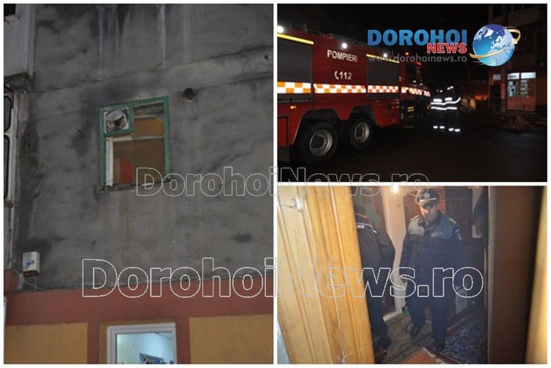 Panică într-un bloc din Dorohoi! O oală uitată pe foc a pus autoritățile în alertă - FOTO