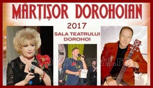 Festivalul „Mărțișor Dorohoian” 2017. Vezi cine cântă în recital!