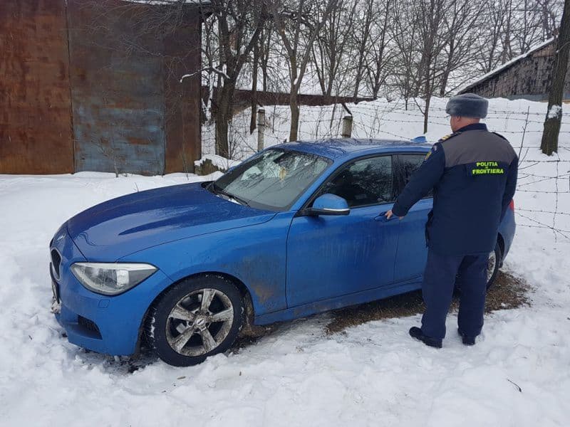 Autoturism de lux furat din Norvegia, descoperit în Botoşani - FOTO