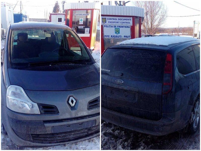 Autoturisme radiate din circulaţie în Belgia, descoperite la P.T.F. Rădăuți-Prut - FOTO