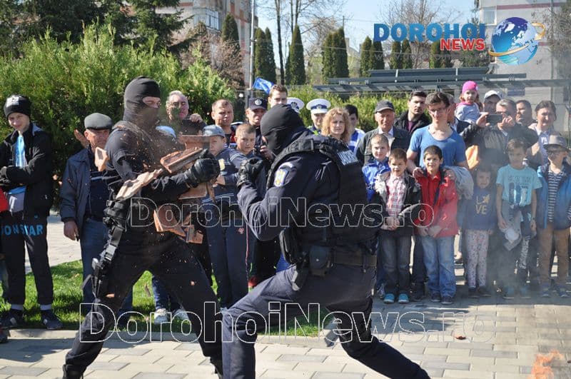 Ziua Jandarmeriei Române 2017 sărbătorită cu demonstrații de forță în Parcul Cholet din Dorohoi – VIDEO/FOTO