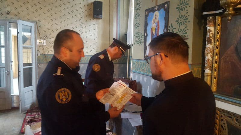 Preoții din județ instruiți de personalul ISU pentru prevenirea incendiilor - FOTO