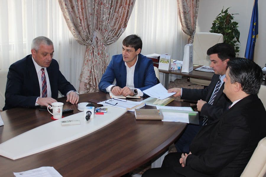 Delegație a municipalității Bălți (Republica Moldova), în vizită la Consiliul Județean Botoșani - FOTO