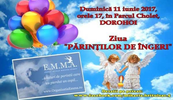 Ziua „Părinților de îngeri” organizată la Dorohoi - „Când dorul şi iubirea se înalță la ceruri”