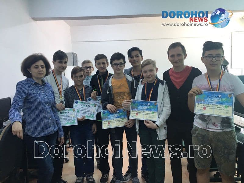 Gimnaziul „Mihail Kogălniceanu” Dorohoi a găzduit „Olimpiada Jocurilor pe Calculator”, ediția a III-a - FOTO