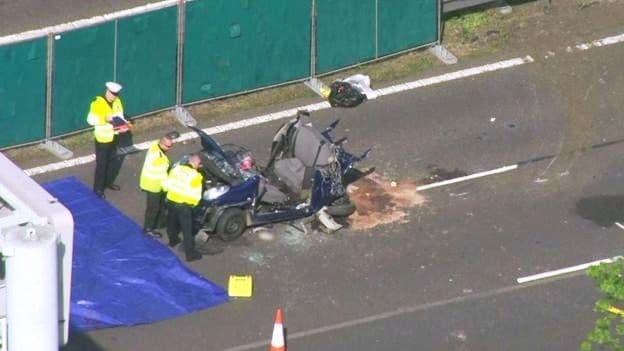 Cinci români au murit în urma unui grav accident rutier produs pe o autostradă din Marea Britanie - VIDEO