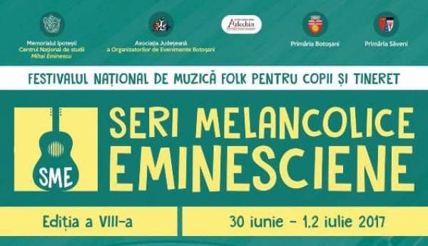 Festivalul Naţional de muzică folk „Seri melancolice eminesciene”, în weekend