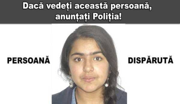 Minoră de 15 ani, dispărută de acasă și căutată de polițiști