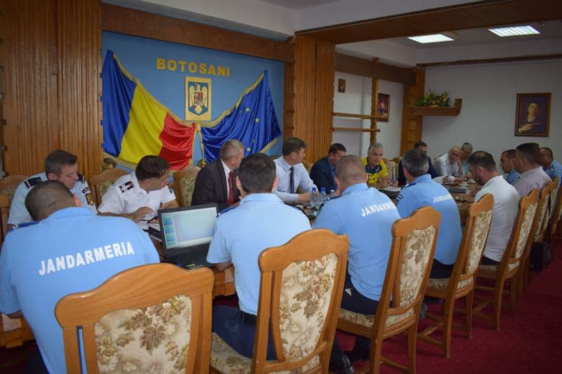 Siguranța evenimentului sportiv de duminică, pregătită la Prefectură