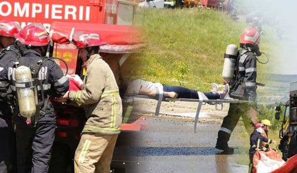Exerciţii de pregătire pentru intervenţie în cazul producerii unor situații de urgență la Botoșani, Trușești și Ștefănești