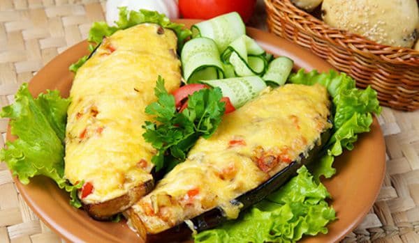 Vinete umplute cu legume