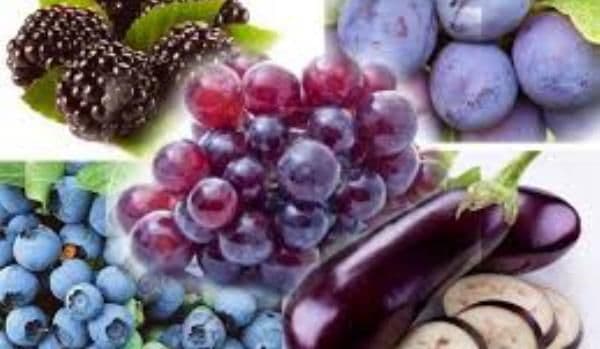 Alimentele mov scad tensiunea arterială