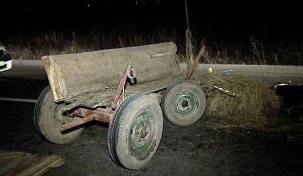 Doi frați care se aflau într-o căruță răniți într-un accident provocat de un șofer băut