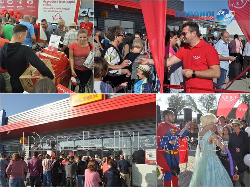 Sute de oameni prezenți la deschiderea oficială a complexului comercial „NEST Dorohoi” – VIDEO | FOTO