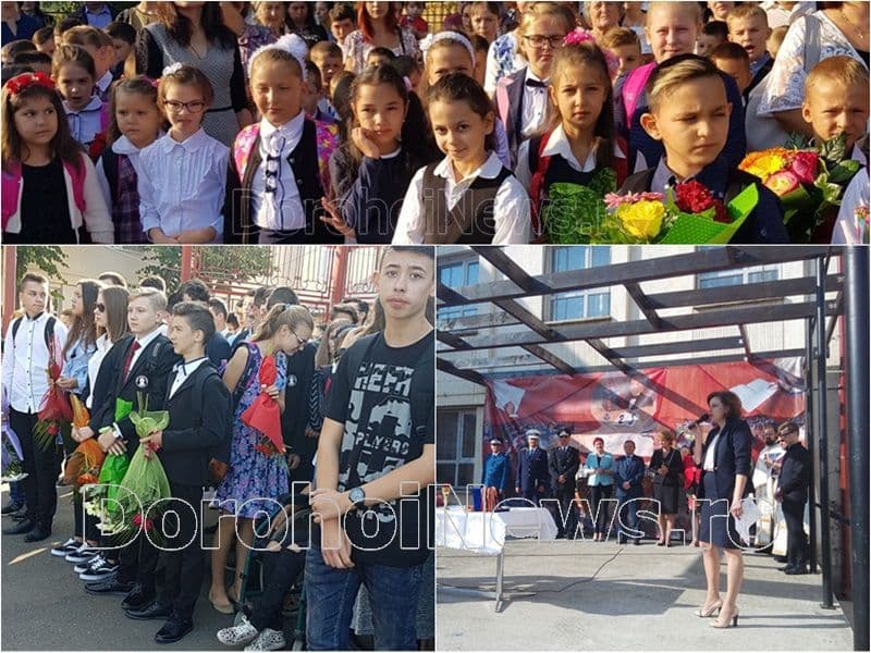 Elevii dorohoieni s-au întors la școală cu zâmbete, veselie și emoții - FOTO