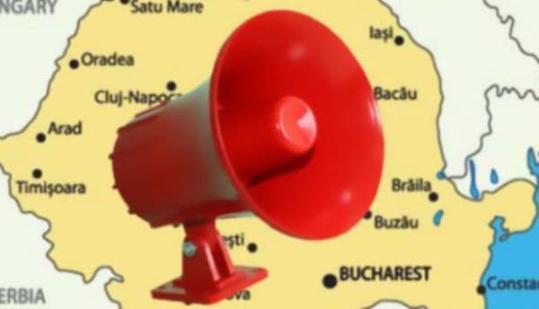 Sirenele de alarmare publică vor suna în prima zi de miercuri din fiecare lună