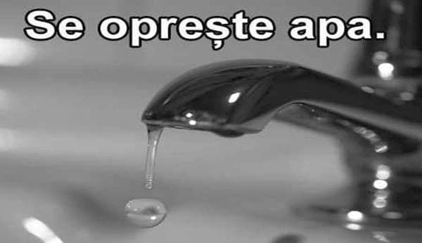 Anunț Nova Apaserv! Vezi ce comune din județ rămân două zile fără apă