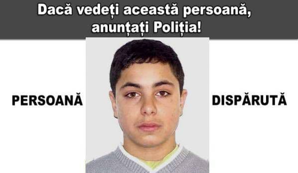 Persoană dispărută: Poliția caută un tânăr care a plecat și nu a mai revenit la domiciliu