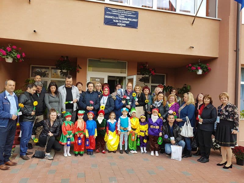 Grădinița „Albă ca Zăpada” Dorohoi, gazda unei delegații din Turcia, Bulgaria și Slovacia - FOTO
