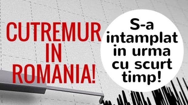 Cutremur în Vrancea în urmă cu puţin timp. L-ai simţit?