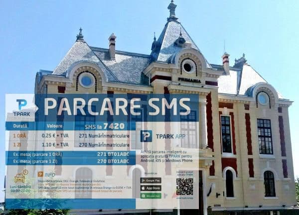 Atenție, dorohoieni! Primăria Dorohoi a implementat sistemul de parcare cu plată. Vezi cum plătești!