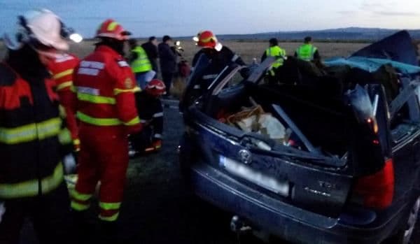 Accident cumplit în județul Iași. Opt persoane, rănite. A fost activat PLANUL ROȘU de intervenție