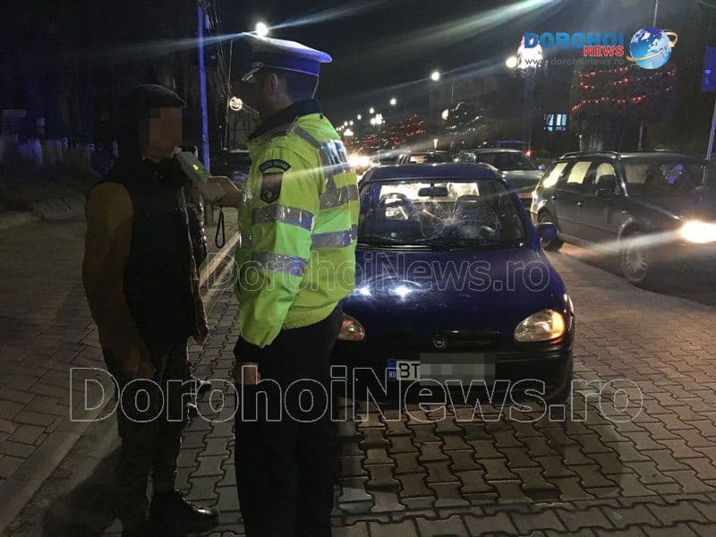 Accident! Femeie lovită pe o trecere de pietoni de pe Bulevardul Victoriei din Dorohoi - FOTO
