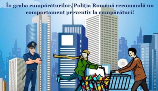 Recomandări de la Poliţia Română pentru cumpărături sigure în perioada sărbătorilor