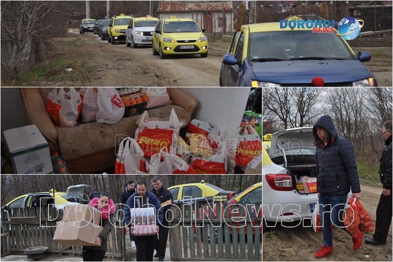 Gest emoționant al unui grup de dorohoieni, în prag de Crăciun: Zâmbete aduse pe chipurile unei familii cu șapte copii - FOTO