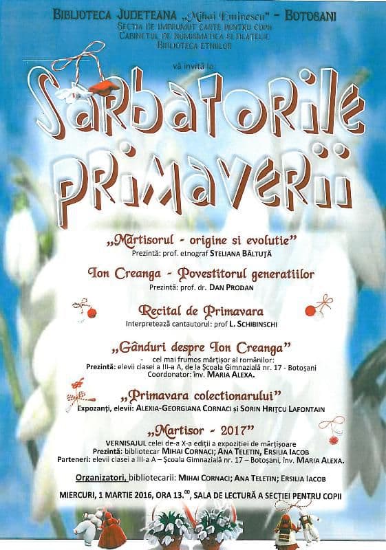 Afis Sarbatorile Primaverii 2017