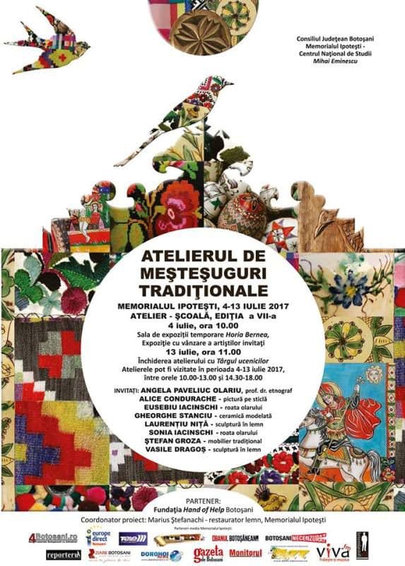 afis atelier mestesuguri traditionale