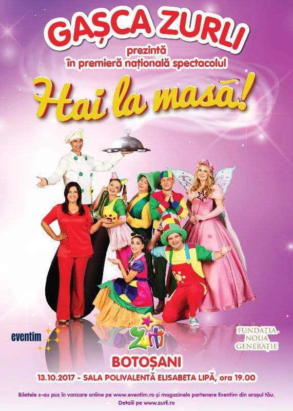 Zurli - poster Botosani Hai la Masa