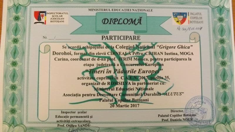 Concursul European Young People in European Forests (2)