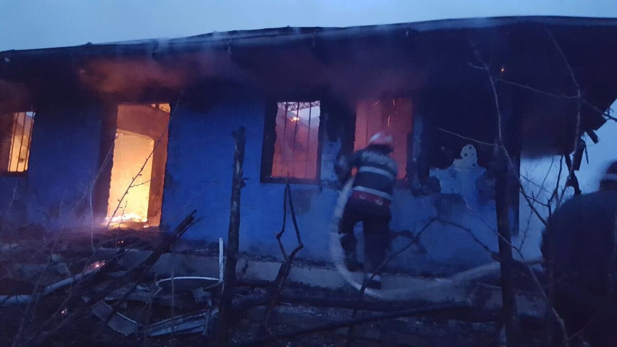 incendiu casa