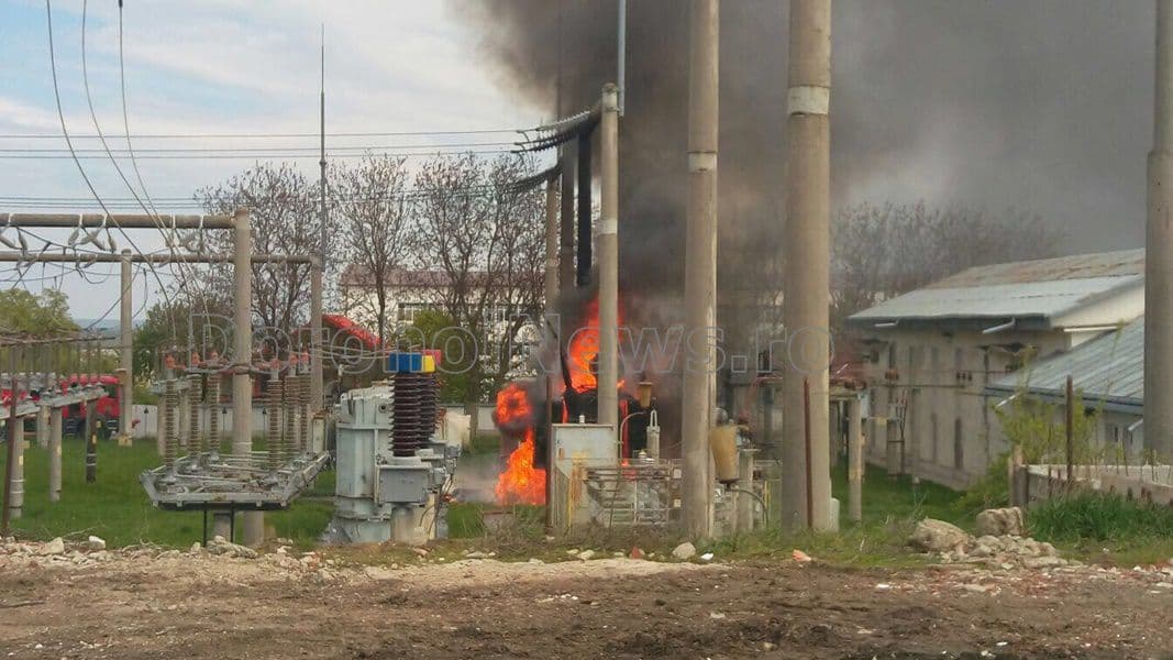 incendiu transformatoare Botosani07