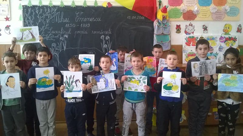 Manifestări sincretice eminesciene la Școala Gimnazială „Al.I. Cuza” Dorohoi - FOTO