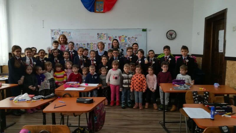 „Mica Unire” sărbătorită și la Școala Gimnazială „Spiru Haret” Dorohoi - FOTO