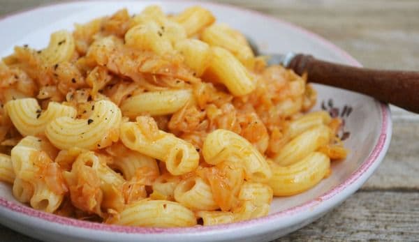 Melcișori (paste) cu varză