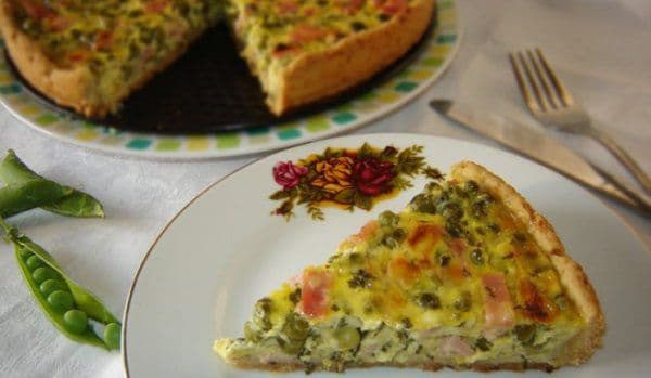 Tartă cu mazăre