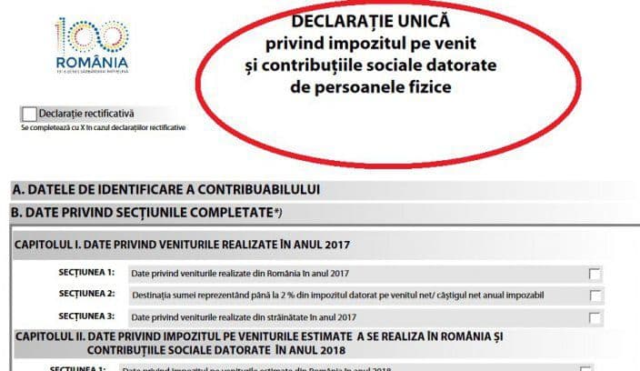 Cine sunt românii care vor depune DECLARAȚIA UNICĂ pentru persoanele fizice