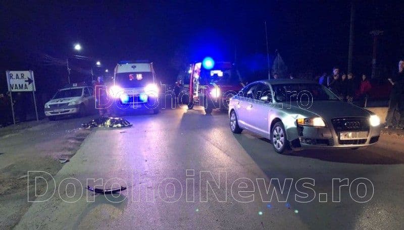 Accident cumplit la ieșirea din Botoșani spre Dorohoi! O persoană decedată şi una rănită grav - FOTO