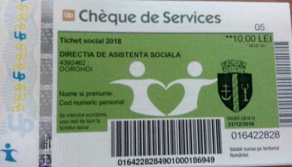 ANUNŢ DAS Dorohoi privind acordarea tichetelor sociale
