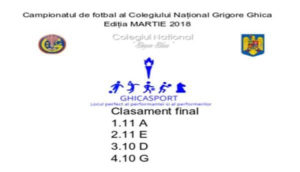 Campionatul de fotbal pe colegiu și-a desemnat câștigătorii - FOTO