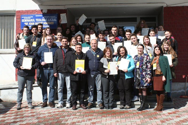 Delegaţie Erasmus+ din patru ţări, găzduită de Seminarul Teologic „Sf. Ioan Iacob” Dorohoi - FOTO