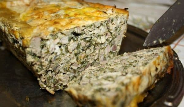 Drob vegan din ciuperci şi verdeţuri