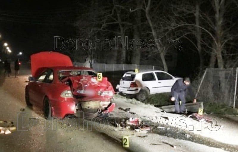  Accident grav în noaptea de Înviere: Doi tineri au ajuns în stare gravă la spital - FOTO